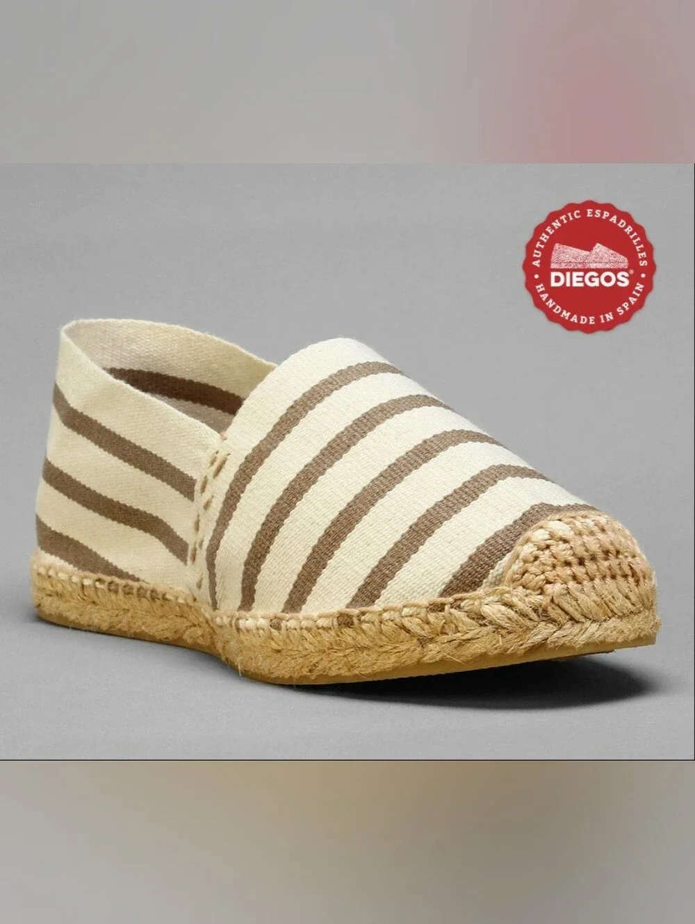 NWOT Handmade Canvas Espadrille Flats